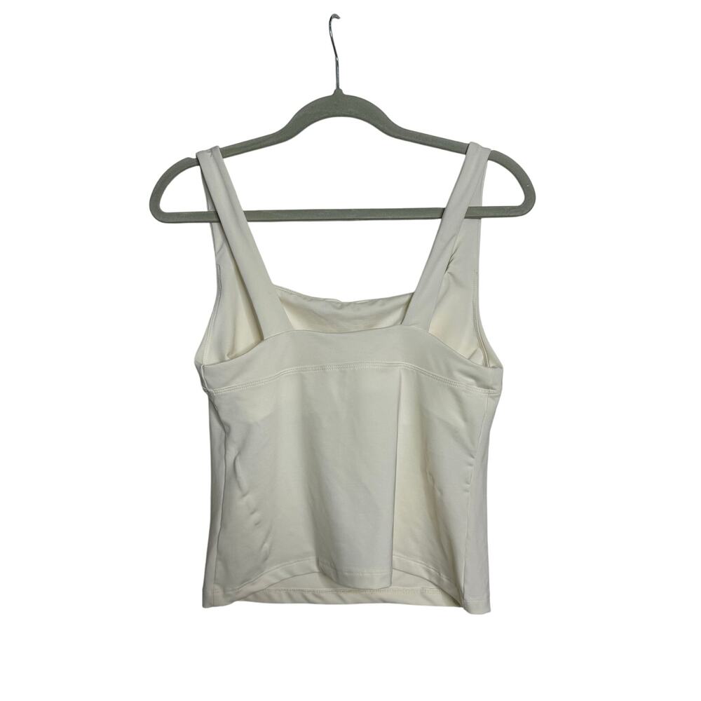 Ciao Lucia Tank Top Women's XL White Crop Made in Los Angeles USA - Picture 2 of 7